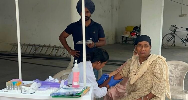 Successful Organization of a Community Health Check-up Camp in Collaboration with Max Lab